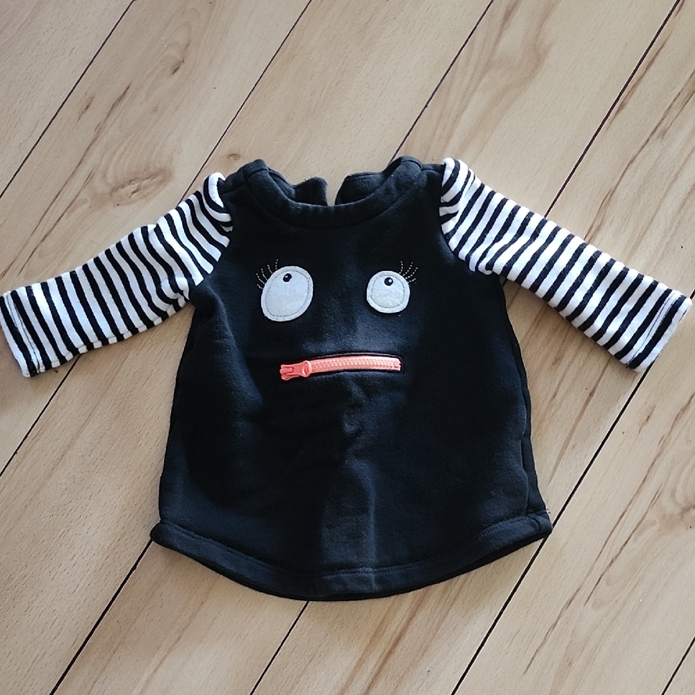GAP Black and White Striped Kids Shirt